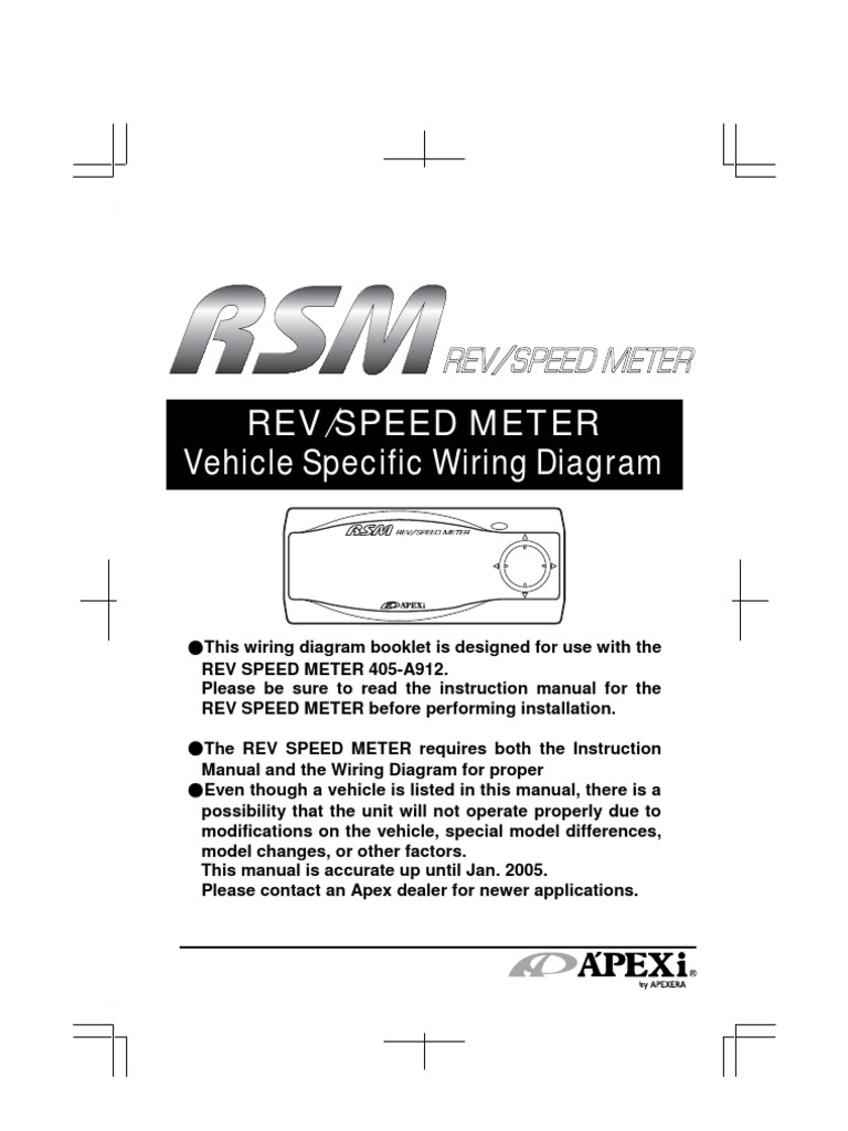 Apexi RSM PDF Car Manufacturers Of Japan Vehicle Technology