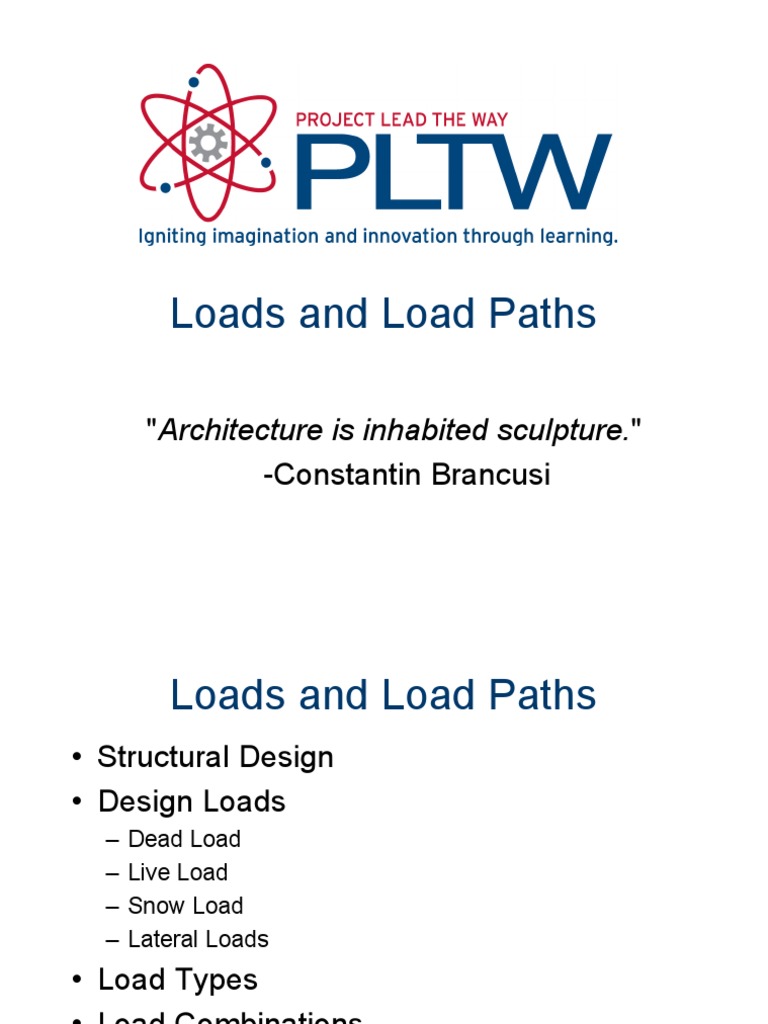 Loads And Load Paths Architecture Is Inhabited Sculpture