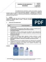SG017PR Procedimiento de Control de Documentos y Registros