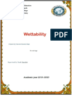 Dental Material PDF - Wettability