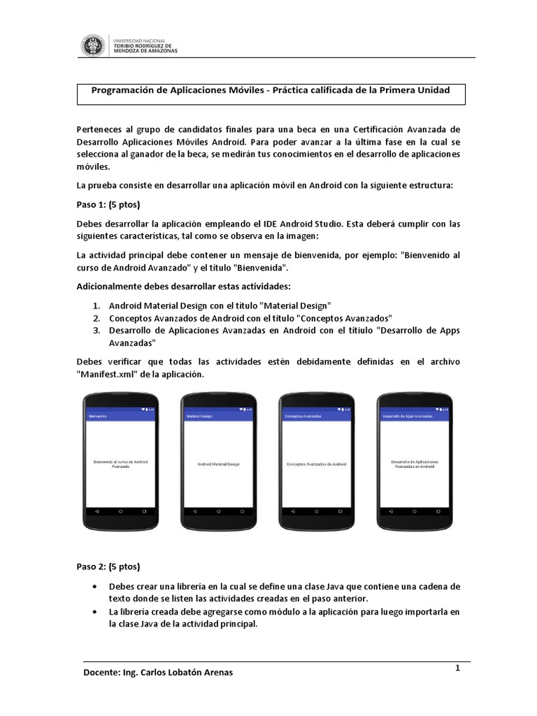 Desarrollo de Aplicaciones Móviles en Java | PDF | Android (sistema ...
