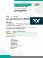 Informe #019 Disponibilidad de Exp. Adic - Villa Esperanza