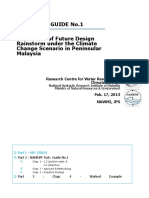 Technical Guide No.1 Estimation of Future Design Rainstorm Under The Climate Change Scenario in Peninsular Malaysia