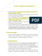 Resumo Do Texto - The Anatomy of Corporate Law