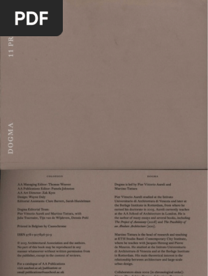 [希少建築本] DOGMA 11 PROJECTS Dogma - 11 Projects - Architectural Association 2013 - Saint
