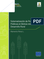 Políticas Públicas en Bolivia Desarrollo Rural