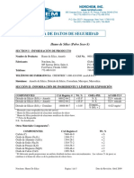 Hoja MSDS Silica Fume PDF