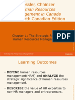 Human Resources Management in Canada: Dessler, Chhinzer Thirteenth Canadian Edition