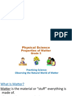 Physical Science: Properties of Matter