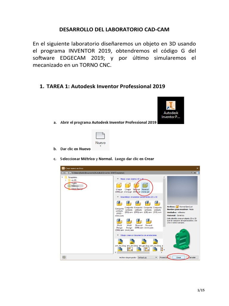 Laboratorio CAD-CAM 2020-1 | PDF | Herramientas | Software