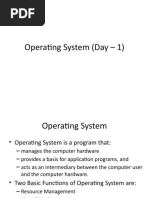 Operating System (Day - 1)