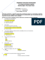 Examen Parcial Electrónica Digital I