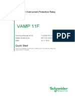 Vamp 11F: Universal Overcurrent Protection Relay