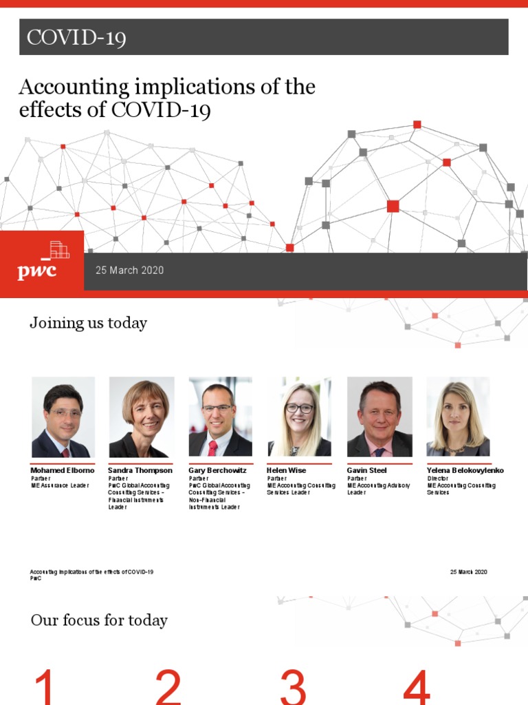 Accounting Implications Effects COVID 19 Webcast | PDF ...
