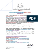 Independent University, Bangladesh: Notice