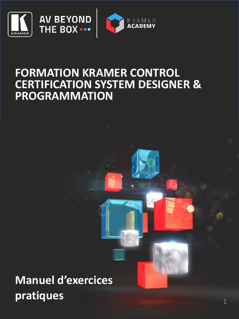 Formation Kramer Control: Guide Pratique | PDF | Interface graphique ...