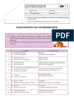 Ficha Tilde Diacrítica Sexto