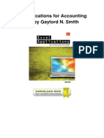 Excel Applications For Accounting Principles by Gaylord N. Smith