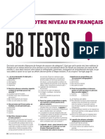 58 Tests Franc Ais