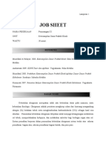 Job Sheet Pemberian Oksigen