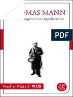 Betrachtungen Eines Unpolitischen by Thomas Mann PDF