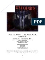 Wastelands Core Rulebook Guide to Surviving the Post-Apocalyptic Wastes