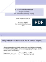 Integral Lipat-Dua Atas Daerah Bukan Per-Dikonversi