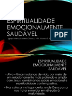 Espiritualidade Emocionalmente Saudável - Apresentação - Aula 5
