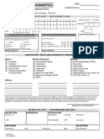 Laboratory Request Form