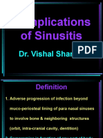 Complications of Sinusitis