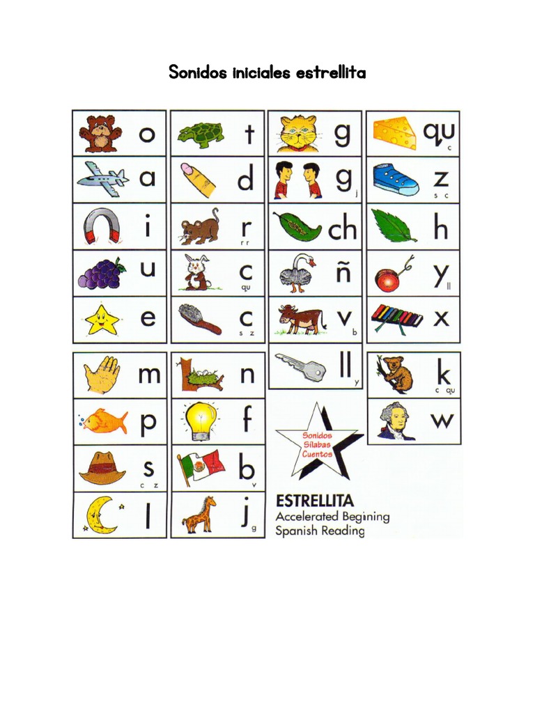 Sonidos Iniciales EstrellitaCOLOR PDF