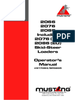 2066 2076 2086 Including 2076 (EU) 2086 (EU) Skid-Steer Loaders Operator's Manual