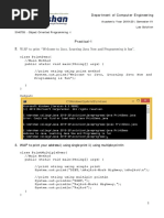 OOP - I - GTU - Study - Material - Lab Manual - Object Oriented Programming - I (3140705) - 08052020070602AM PDF