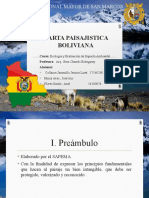 Carta Paisajística de Bolivia