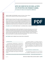 Puentes de Ferrocarril - Cargas y Condiciones de Servicio PDF