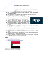 What To Know Before Visiting Sudan? Country Facts:: Country Flag: Capital: Khartoum Is The Capital of Sudan