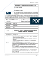 Easa Emergency Airworthiness Directive: AD No.: 2011-0023-E