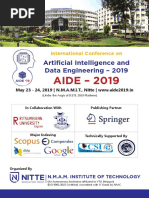 AIDE - 2019: Artificial Intelligence and Data Engineering - 2019