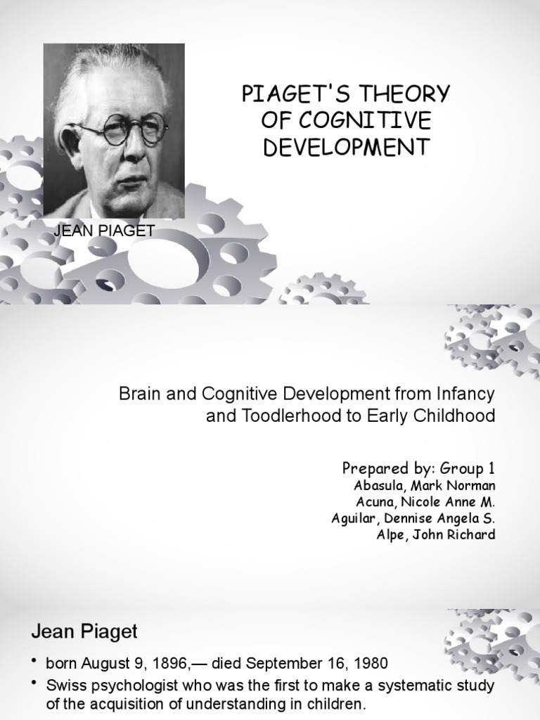 Piaget'S Theory of Cognitive Development | PDF | Cognitive Development ...