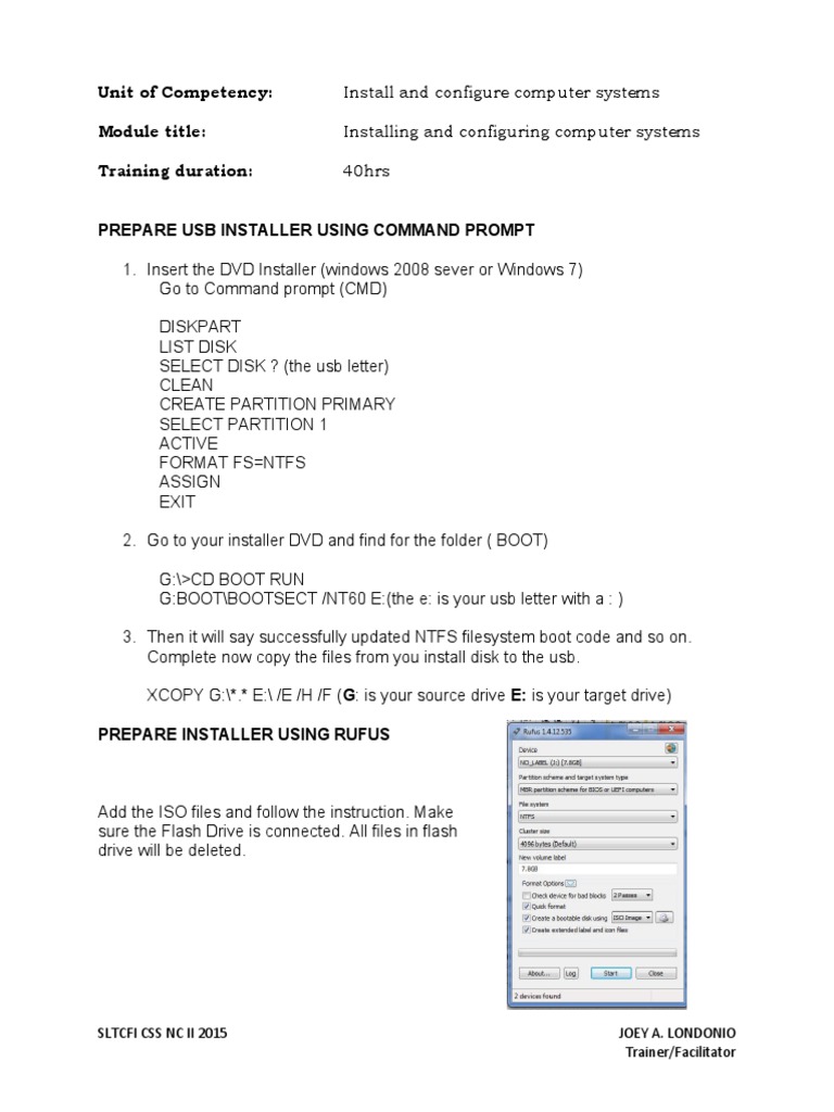 Install and Configure Computer Systems | PDF