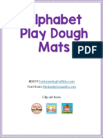 Alphabet Play Dough Mats PDF