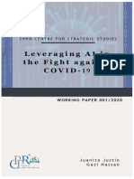 Leveraging AI in The Fight Against COVID 19 CPPR Working Paper No 001 2020