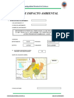 Ficha de Impacto Ambiental Huayllabamba