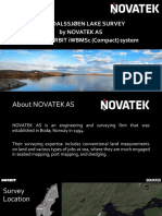 Skurdalssjøen Lake Survey by Novatek As Utilizing Norbit Iwbmsc (Compact) System
