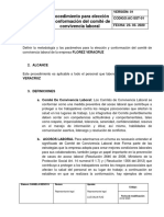 Procedimiento para Conf de Comité de Convivencia (Ediver)