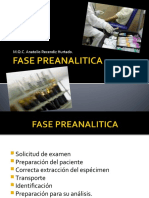 Fase Preanalitica