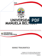 Trauma de Mano Lesion Tendones