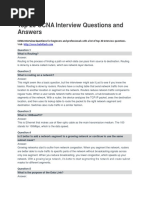 Top 20 CCNA Interview Questions and Answers