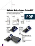 Ballslide Batten System Series 200