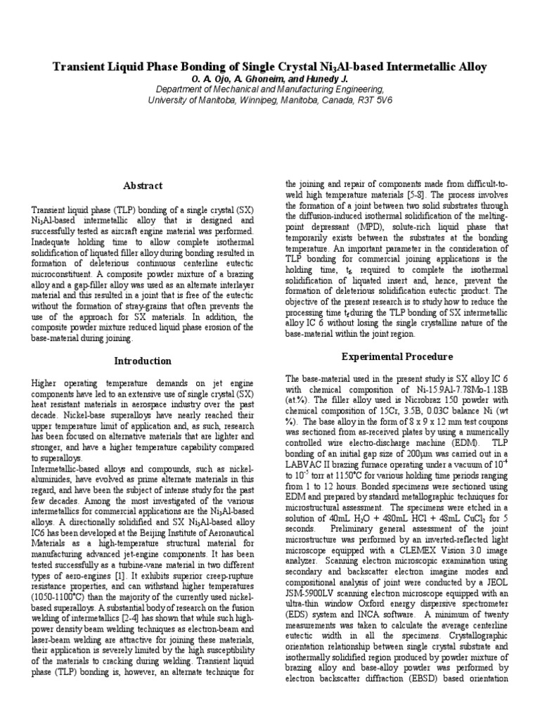 Cp003-2012-Transient Liquid Phase Bonding of SX Ni3al Intermetallic PDF ...